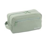Large Capacity Pencil Case, Pencil Case 4 Compartments with Zipper Portable Handle, Big Capacity Canvas Pencil Pouch, Portable Stationery Pencil Bag for Office College School Teen Girl Boy (Green)