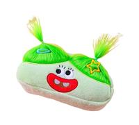 Large Capacity Pencil Case, Pencil Case for Long Hair, Creative Long Hair Pencil Case Cute Cartoon Large Capacity Aesthetic - Bag, Green, Se référer au descriptif, Refer to description