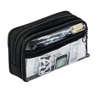 Large-Capacity Pencil Case, Stationery Storage Bag, Portable Pouch Organizer 21x6.5x13cm/8.27x2.56x5.12 Inc Multi-Functional Usage for Your Favorite Stationery with Our Pencil Case