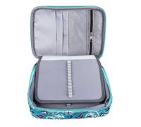 Large Capacity Pencil Case Stylish Cute Holds 72 Pens Handheld Pencil Bag for School Office Cosmetic Students Artists Abrasive Cloth