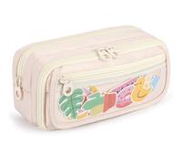 Large Capacity Pencil Case with Compartments, School Pencil Bags with Zipper, Big Storage Pen Bag for Teen Girl Boy Men Women, Adult Stationery Pen Bag for School College and Office