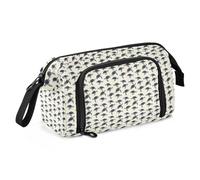 Large Capacity Pencil Pouch Pencil Case Handheld Pen Bag Cosmetic Gift for Office School Teen Girl Boy Sea Turtle