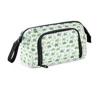 Large Capacity Pencil Pouch Pencil Case Handheld Pen Bag Cosmetic Gift for Office School Teen Girl Boy Cute Watercolor Turtle