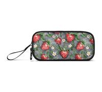 Large Capacity pencil poucheses Girls Pencil Case Box Kindergarten Portable Fresh Strawberries Fruit