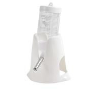 Large Capacity Pet Drinking Fountain For Cages Leak Resistant Automatic Hanging Water Dispenser (White)