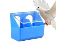 Large capacity pigeon feeding box, 6.3x5.51x3.74 inch bird feeder with lid, heavy duty feeder, hanging hook with stable design, oven
