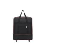 Large Capacity Portable Moving Storage Backpack,Study Abroad, Travel, Expandable Packing Bag with Wheels for Travel Work(Black)