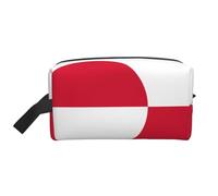 Large Capacity Portable Storage Bag Organization with Anti-Collision Protection and Exquisite Greenland Flag Print