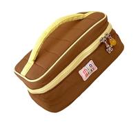 Large Capacity Practical Makeup Organizers for Travelers Multiple Pockets Trendy Colorful Design Portable Cosmetic Storage Bag Trendy Color Blocked Cosmetic Carryall for Outdoor Adventures