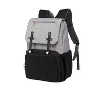 Large Capacity Products Backpack Oxford Cloth Travel Bag for Parents | Double Shoulder Design, Comfortable Load Bearing, Stylish Simple Look, for Bottles, Milk Powder Containers and Stroller