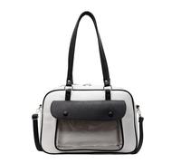Large Capacity PU Leather Crossbody Bag For Women Stylish Gym Bags Underarm Purse Ergonomic Shoulder Strap Practical PU Leather Work Shoulder Bag