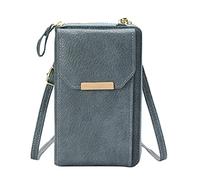 Large Capacity PU Phone Case Women Handbag Single Zipper Vertical Shoulder Bag Mobile Phone Women Bags Greek Legends, blue, One Size