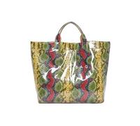 Large Capacity PVC Top Handle Bag For Women With Stylish Letter Print Handbag PU Bag For Office And Daily Use Large Capacity Handbag
