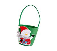 Large Capacity Reusable Christmas Handbag With Handle Fabric Holiday Gift Bag For Home Office Decorations Christmas Tree Hanging Gift Bag Cartoon