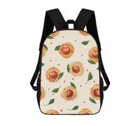 Large Capacity Rucksack Spaghetti Meatballs Pattern School Bag Suitable Knapsack for Travel, Hiking, Work, 42X32X14Cm