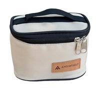 Large Capacity Seasoning Bottle Carry Bag, Practical and Ideal for Fishing, Hiking and Camping, Beige