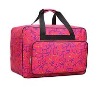 Large Capacity Sewing Machine Storage Handbag Women Sports Fitness Carry Bag Sewing Machine Carry Case Rose red Small