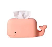 Large Capacity Silicone Tissue Box Covers Whale Shaped Napkin Dispenser Elegant Holder With Detachable Bottom Whale Box Cover