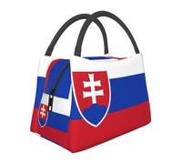 Large Capacity Slovakia Flag Lunch Bag for School Work Kids Girls Boys Women Men Travel Tote Bag Lunch Box School Lunchbox Tote Outdoor Picnic Lunchboxes for Travel Picnic