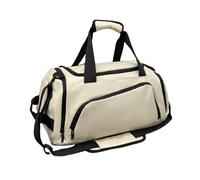Large Capacity Sport Bag Travel Bag Backpack Fitness Bag Business Trip Bag, White, S