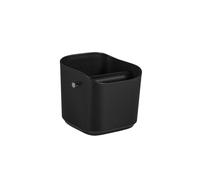 Large Capacity, Square Coffee Grounds Knock Box Removable Bar and Non-Slip Base Dishwasher Safe Barista Espresso Accessories,Knock Box(1.2L Black)