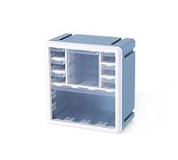 Large Capacity Stackable Stationery Holder Sliding Drawer Storage Slots Makeups Organizer Holder for Home Dorm Cosmetics Organizer for Countertop Corner Large