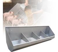 Large Capacity Stainless Steel Hay and Grain Feeder with Separated Fence Design for Pig Farming and Sheds