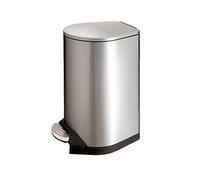 Large Capacity Stainless Steel Trash Can with Pedal, 7L, 12L, 30L Options - Modern Kitchen Garbage Bin for Home, Office, and Commercial Use