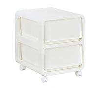 Large-Capacity Storage Cabinets,Storage Cabinets Wheel,Ample Storage Space,for Bedrooms,Living Rooms,Offices,Bathroom 2-Tier