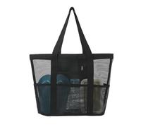 Large Capacity Swimming Bags Multi Functional Travel Handheld Shoulder Beach Bag for Fitness(Black)