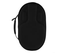 Large Capacity Table Tennis Racket Storage Case with Elastic Band Inside (black)