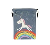 Large Capacity Tear Proof Gift Sacks 13x18 Inch Bright Printed Design Efficient Organizers For Home Use Household Bags