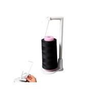 Large Capacity Thread Spool Stand for Sewing Machine - Steady Base for Smooth Feed Black