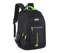 Large Capacity Travel Backpack Laptop Rucksack Water Resistant Lightweight Durable Work Bag Multi Pocket Business Commuter School College Daypack with Bottle Holder, Green