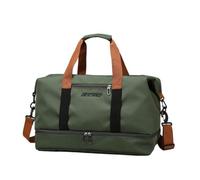 Large Capacity Travel Bag,Scratch-Proof Oxford Cloth,Green | Waterproof Oxford cloth,scratch-proof,multiple pockets,comfortable handles,shoulder/sling/handbag,46x28x25cm