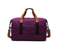 Large Capacity Travel Bag,Scratch-Proof Oxford Cloth,Wet Dry,Purple | Waterproof Oxford cloth,scratch-proof,wear-resistant,multiple pockets,comfortable handles,shoulder/sling/handbag