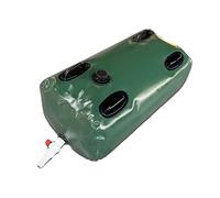 Large Capacity Water Storage Bladder PVC Foldable Large Capacity Water Bladder Tank with Faucet Scratch-proof Hard-wearing Green(110L80*43 * 34CM)