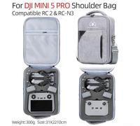 Large Capacity Waterproof Carrying Case For DJI Mini 5 Pro For RC 2, Portable Storage Bag For Outdoor Transport (Grey)
