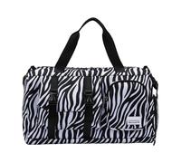 Large Capacity Waterproof Cow Print Leopards Pattern Travel Bags Practical Oxford Multi Compartment Gym Sports Bag for Daily Use Stylish Fitness Bag for Women Men