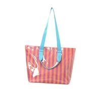 Large Capacity Waterproof Tote Bag with Striped Print. Can Be Carried By Hand Or on The Shoulder. Lightweight, Multifunctional, And Spacious.