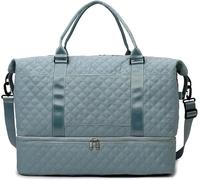 Large Capacity Waterproof Travel Duffle Bag for Women Lightweight Carryall Tote with Reinforced Handles Perfect Short Trips Business Weekend Getaways(Green)