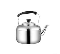 Large Capacity Whistling Kettle 4.5L Silver Stainless Steel(4.5L)