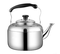 Large Capacity Whistling Kettle 4.5L Silver Stainless Steel(6.5L)