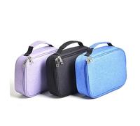 Large Capacity Zipper Pencil Bag with Slots Portable Colored Pencil Holder Pouch for Artists Lightweight Design for Use Black