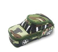 Large Capacity Zipper Pencil Box Stationery Supplies with Password Lock for Boys Girls Student Big Capacity Creative Camouflage Pencil Case