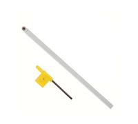 Large Carbide Tipped Swan Neck Hollowing and Parting Wood Turning Tool for Wood Lathe Chisel - No Handle, Ideal for DIY Woodworking and Professional Carpenters (Circular C)