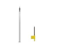 Large Carbide Tipped Swan Neck Hollowing and Parting Wood Turning Tool for Wood Lathe Chisel - No Handle, Ideal for DIY Woodworking and Professional Carpenters (Pointed tip A)