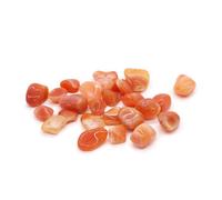 Large Carnelian Tumble Stones - 24 Pack