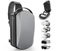 Large Carrying Case Compatible with Meta Quest 3/3S/2/VISION PRO 2/Pico 4/GALAXY XR, Hard Travel Case Compatible with Battery Head Strap, Controllers, Waterproof and Shockproof Portable Bag (Grey)