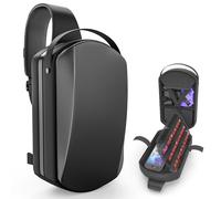 Large Carrying Case Compatible with Nintendo Switch 2 (2025), Sling Bag Stylish Crossbody Bag with EVA Hard Shell, Thickened Lining Edge Full Protection Travel Case Compatible with Switch 2 (Black)